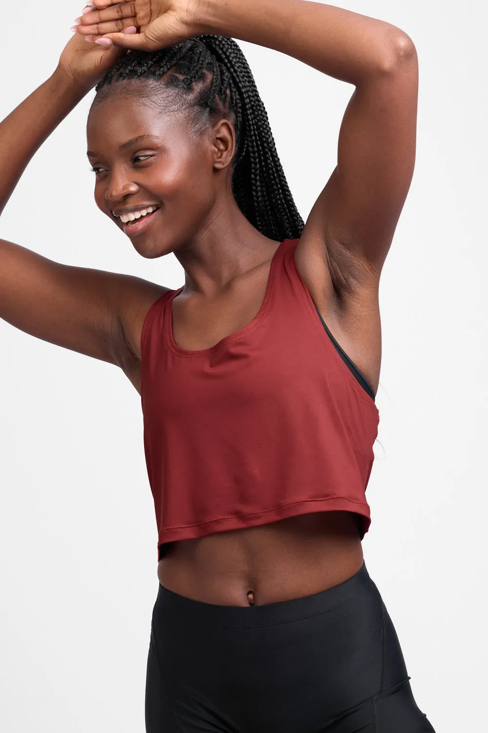 Allison Run Crop Singlet - Spice sold by Jolyn product image thumbnail 4