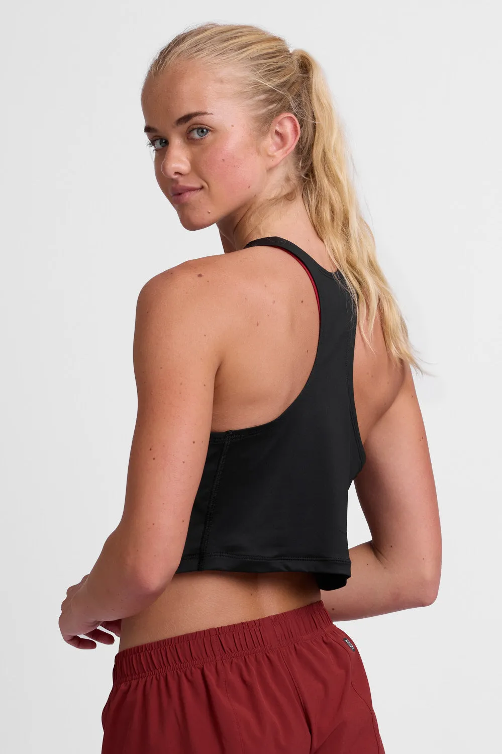Allison Run Crop Singlet - Black sold by Jolyn product image thumbnail 3