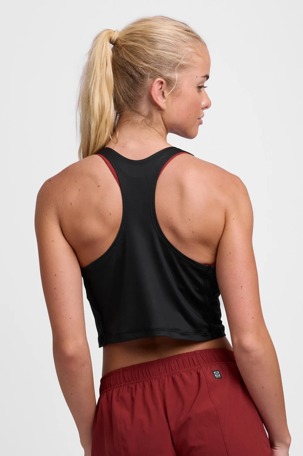 Allison Run Crop Singlet - Black sold by Jolyn product image thumbnail 2