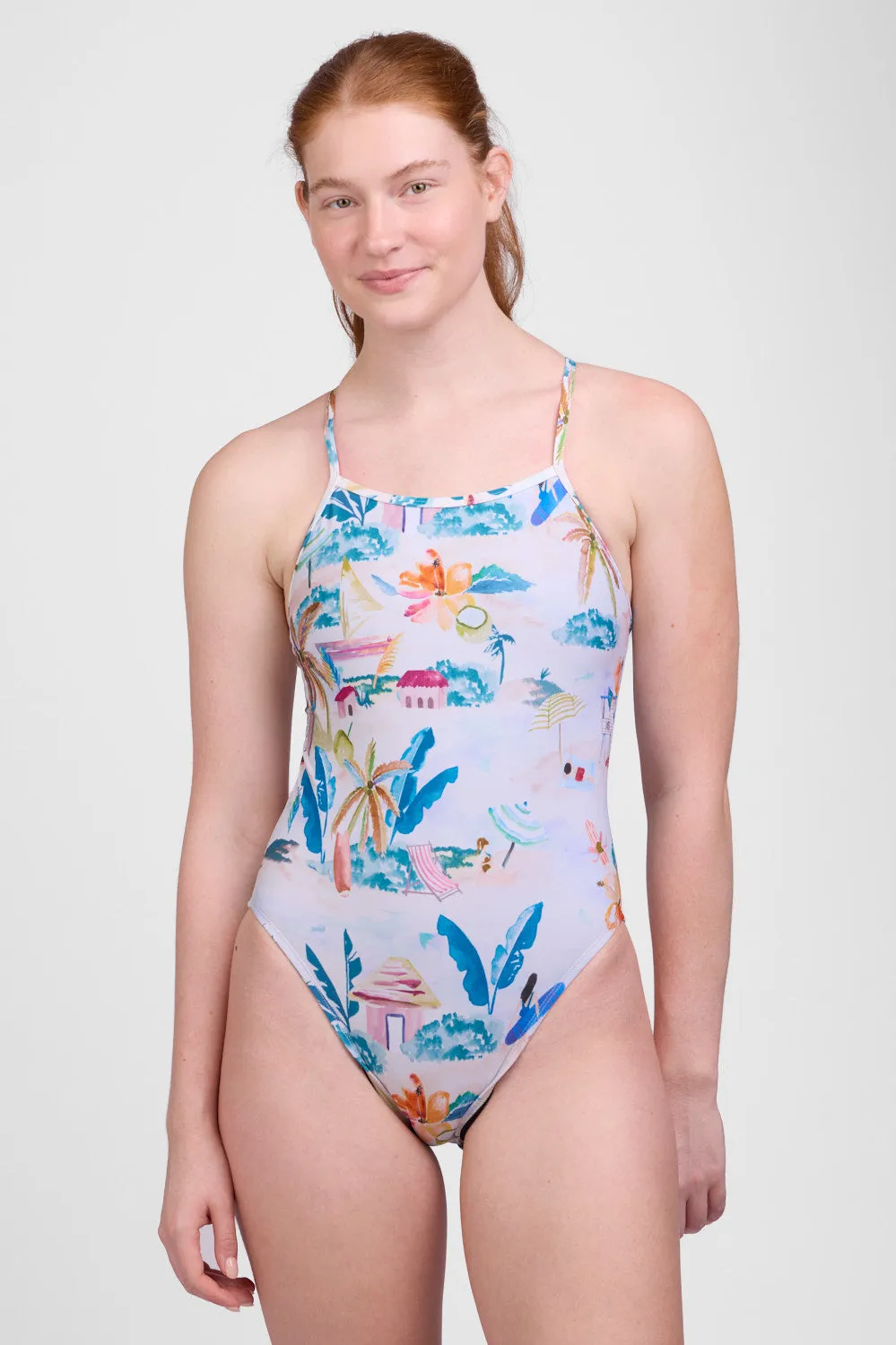 Brandon Swim Onesie - Beach Day sold by Jolyn