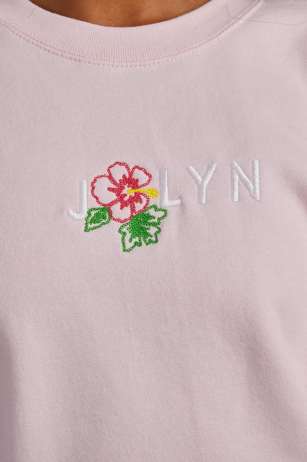 Roxanne Oversized Fleece Crewneck - Flower sold by Jolyn product image thumbnail 5