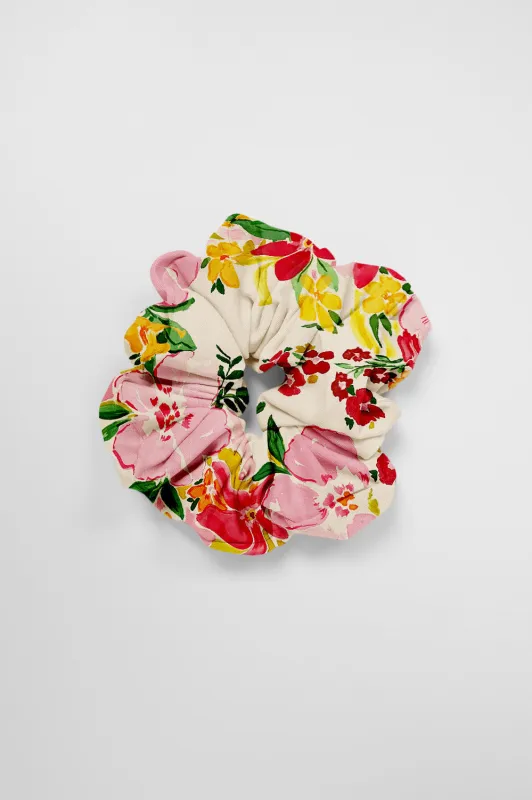 Swimming Scrunchies & Hair Ties - Sunset Luau sold by Jolyn