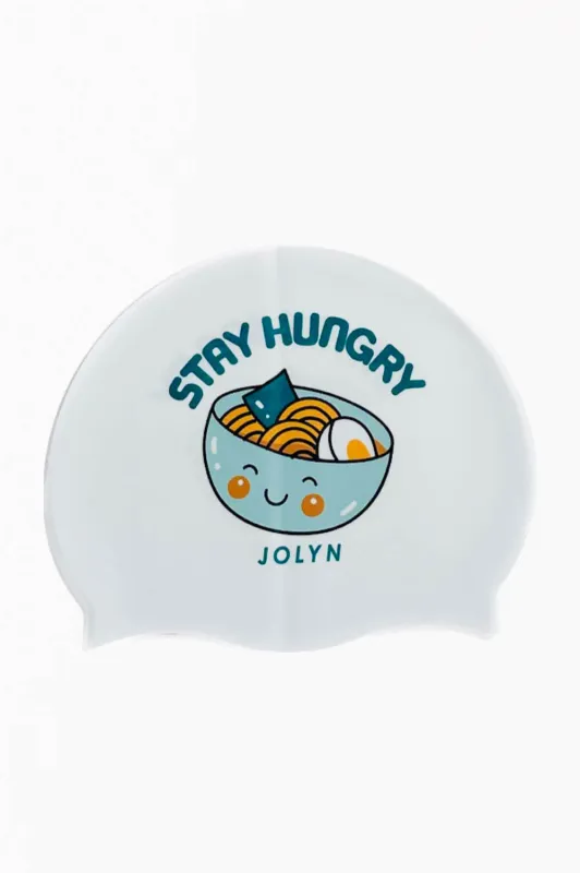Silicone Swim Cap - Hungry sold by Jolyn