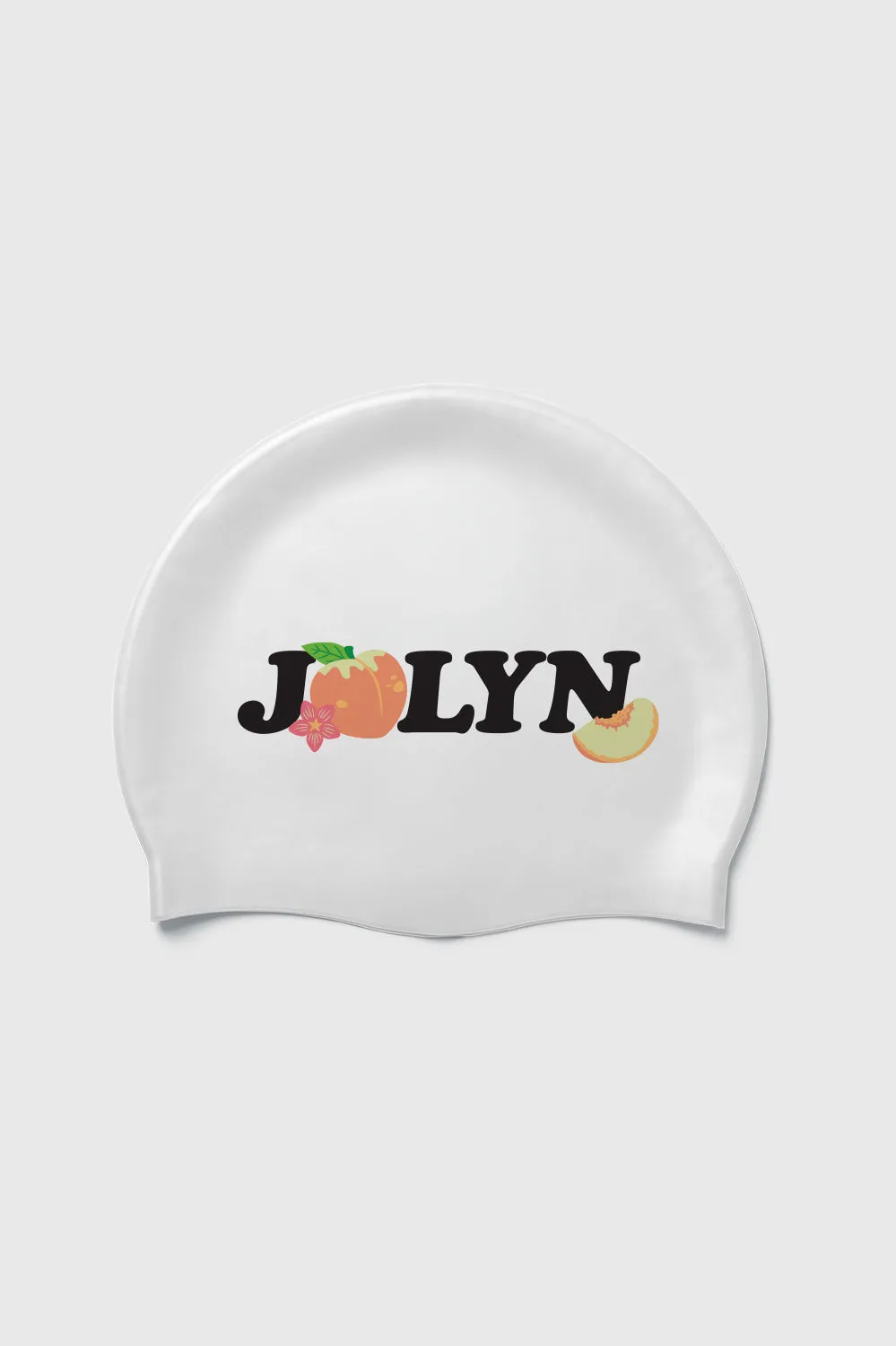 Silicone Swim Cap - Peach sold by Jolyn