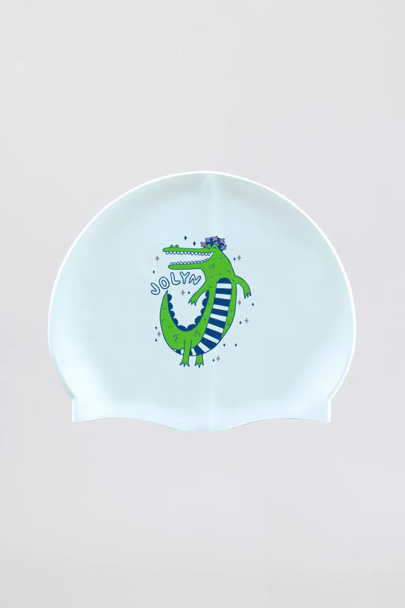 Silicone Swim Cap - Croc sold by Jolyn