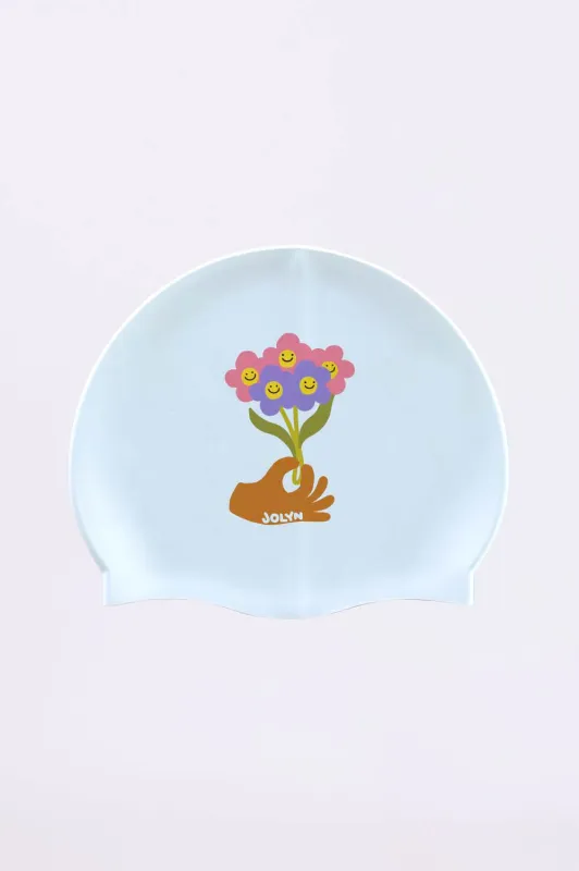 Silicone Swim Cap - Bouquet sold by Jolyn