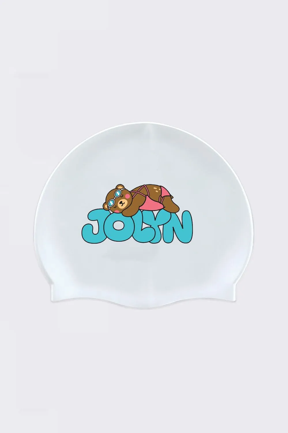 Silicone Swim Cap - Sleepy Bear sold by Jolyn