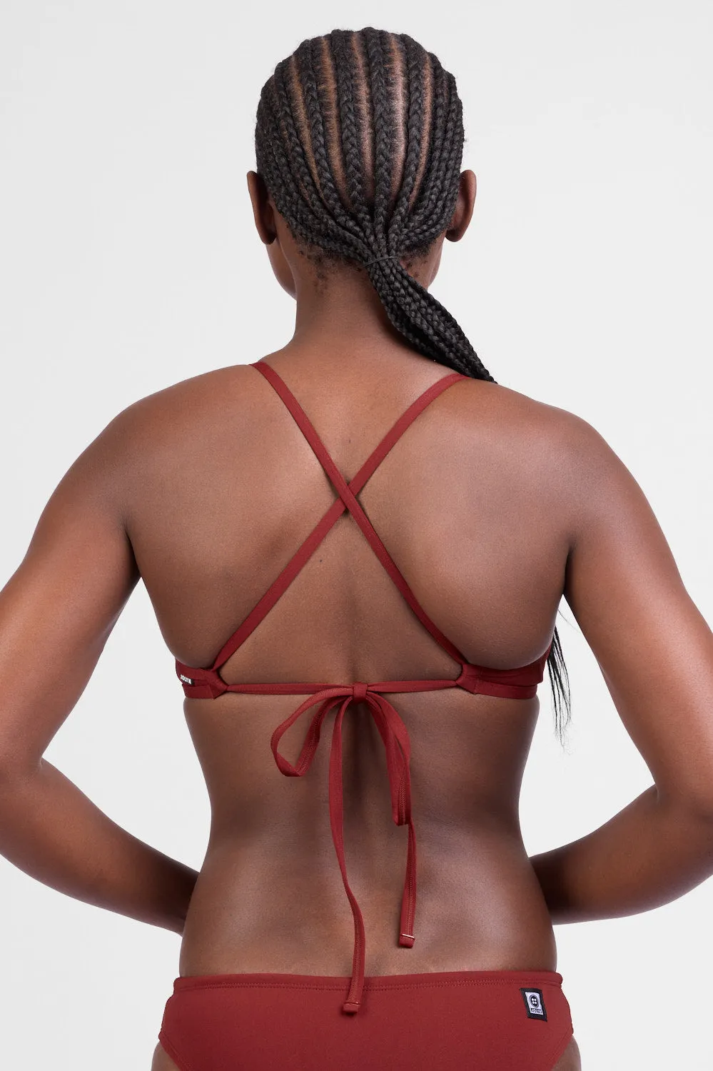 Triangle Bikini Top - Paprika sold by Jolyn product image thumbnail 2