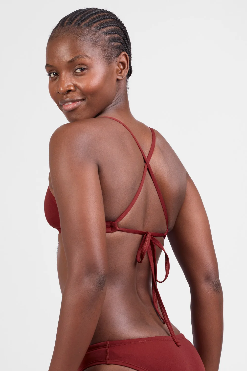 Triangle Bikini Top - Paprika sold by Jolyn product image thumbnail 3