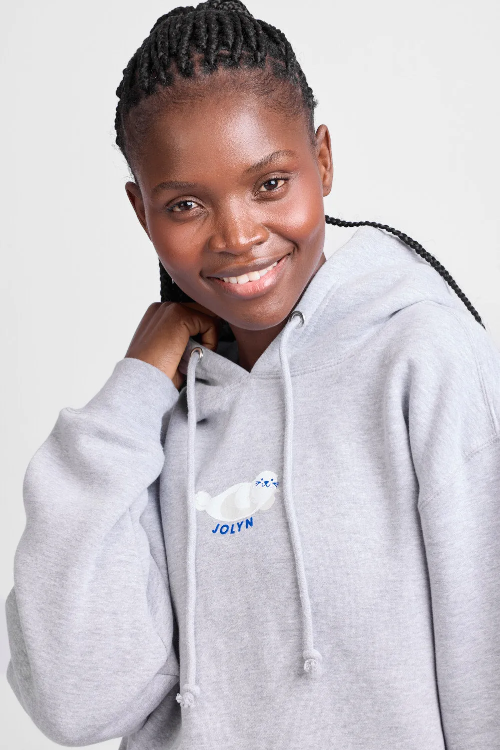 Raine Hoodie - Seal sold by Jolyn product image thumbnail 5