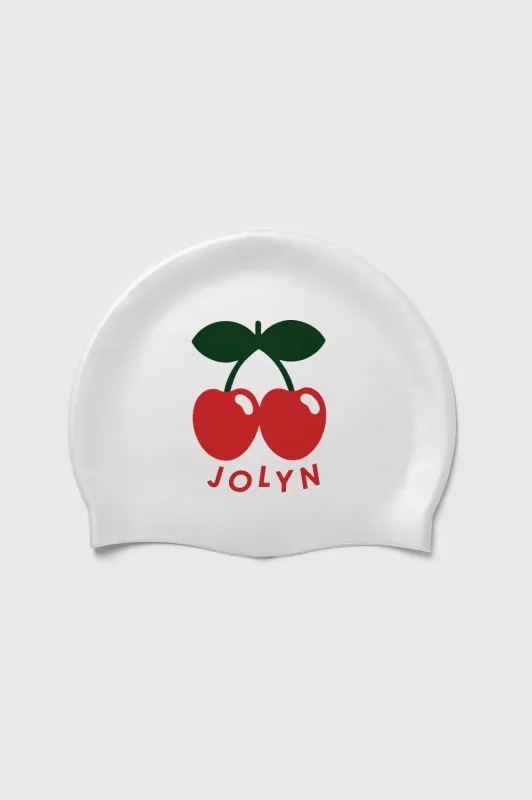 Silicone Swim Cap - Cherries sold by Jolyn