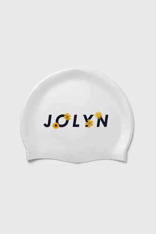 Silicone Swim Cap - Garden sold by Jolyn