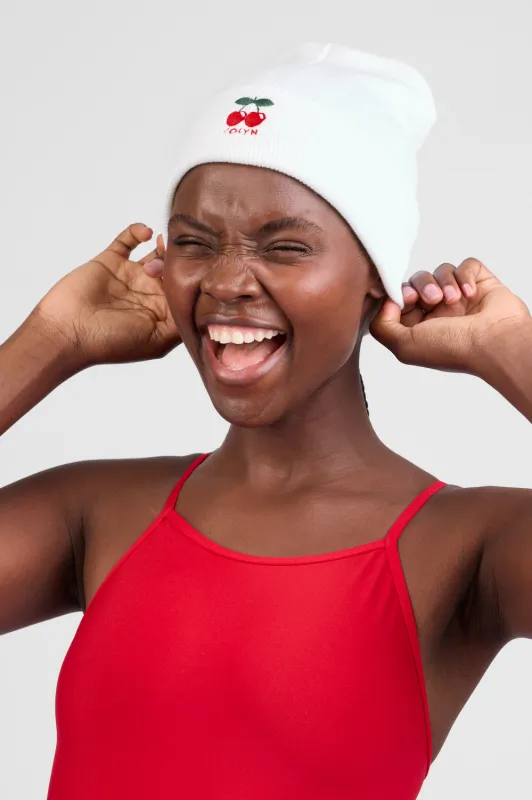 Cuff Beanie - Cherries sold by Jolyn