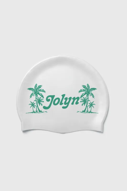 Silicone Swim Cap - Tropics sold by Jolyn