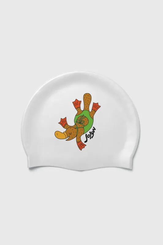 Silicone Swim Cap - Maddy The Platty sold by Jolyn