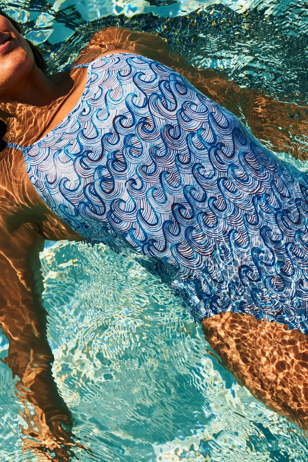 Brandon Swim Onesie - Waves sold by Jolyn product image thumbnail 3