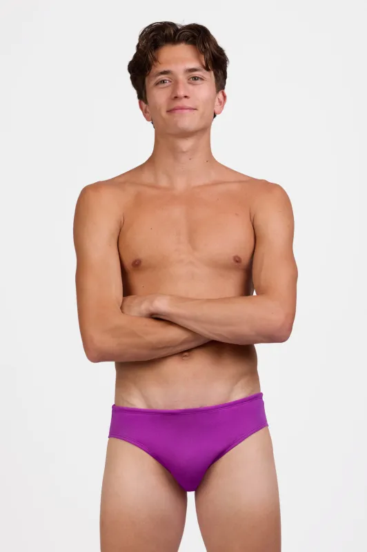 BROLYN Swim Brief - Solar Plum made by Jolyn