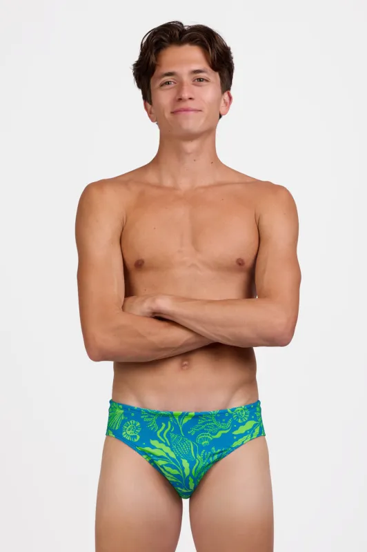 BROLYN Swim Brief - Undersea made by Jolyn