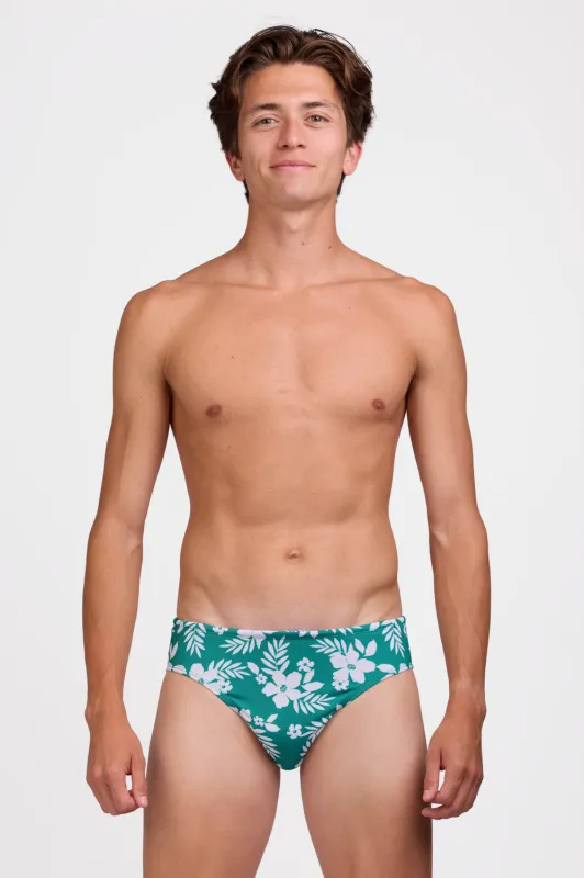 BROLYN Swim Brief - Tropical Island made by Jolyn