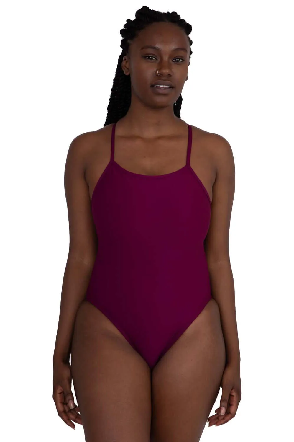 Dayno 3 Swim Onesie - Cabernet sold by Jolyn product image thumbnail 5