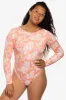 Lennon Long Sleeve Surf One Piece - Atoll sold by Jolyn