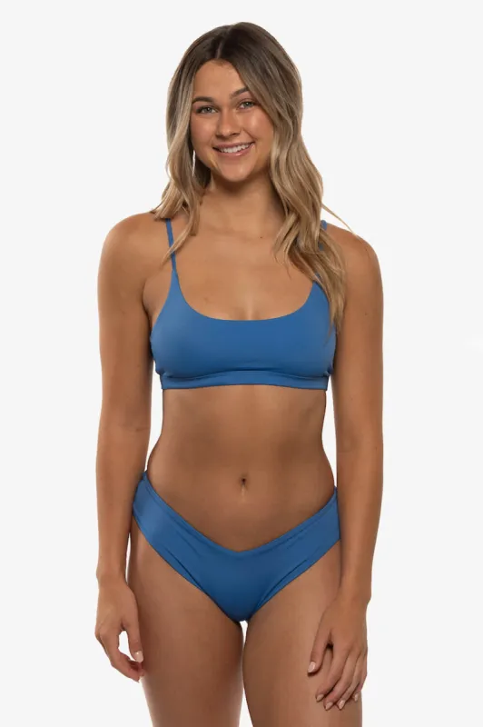 Christina Bikini Bottom - Azul sold by Jolyn