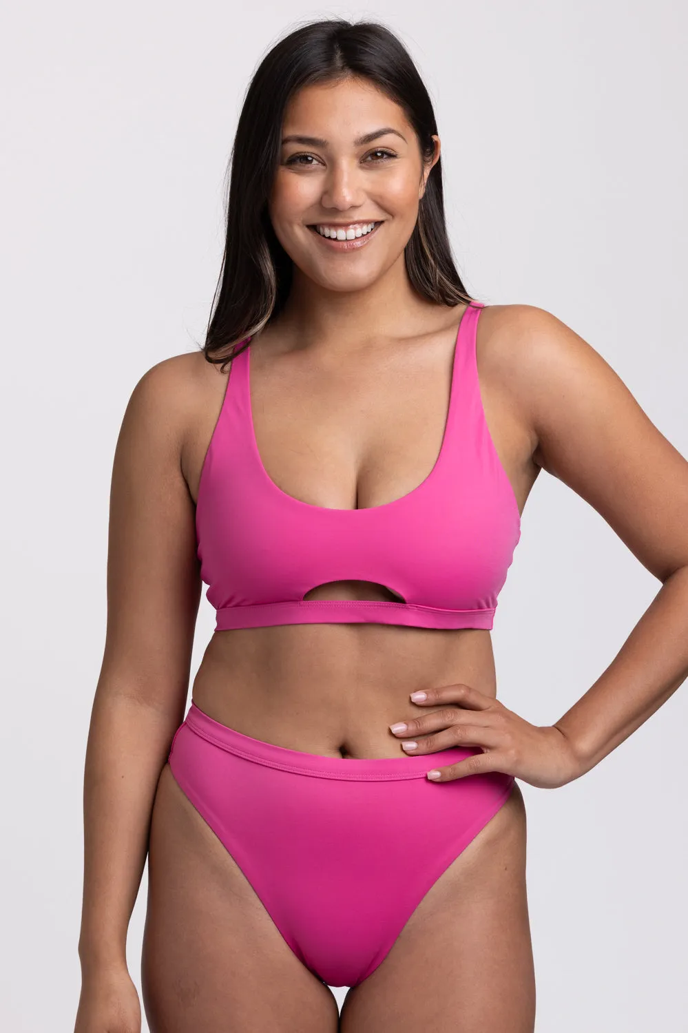 Nora Bikini Bottom - Snapdragon sold by Jolyn