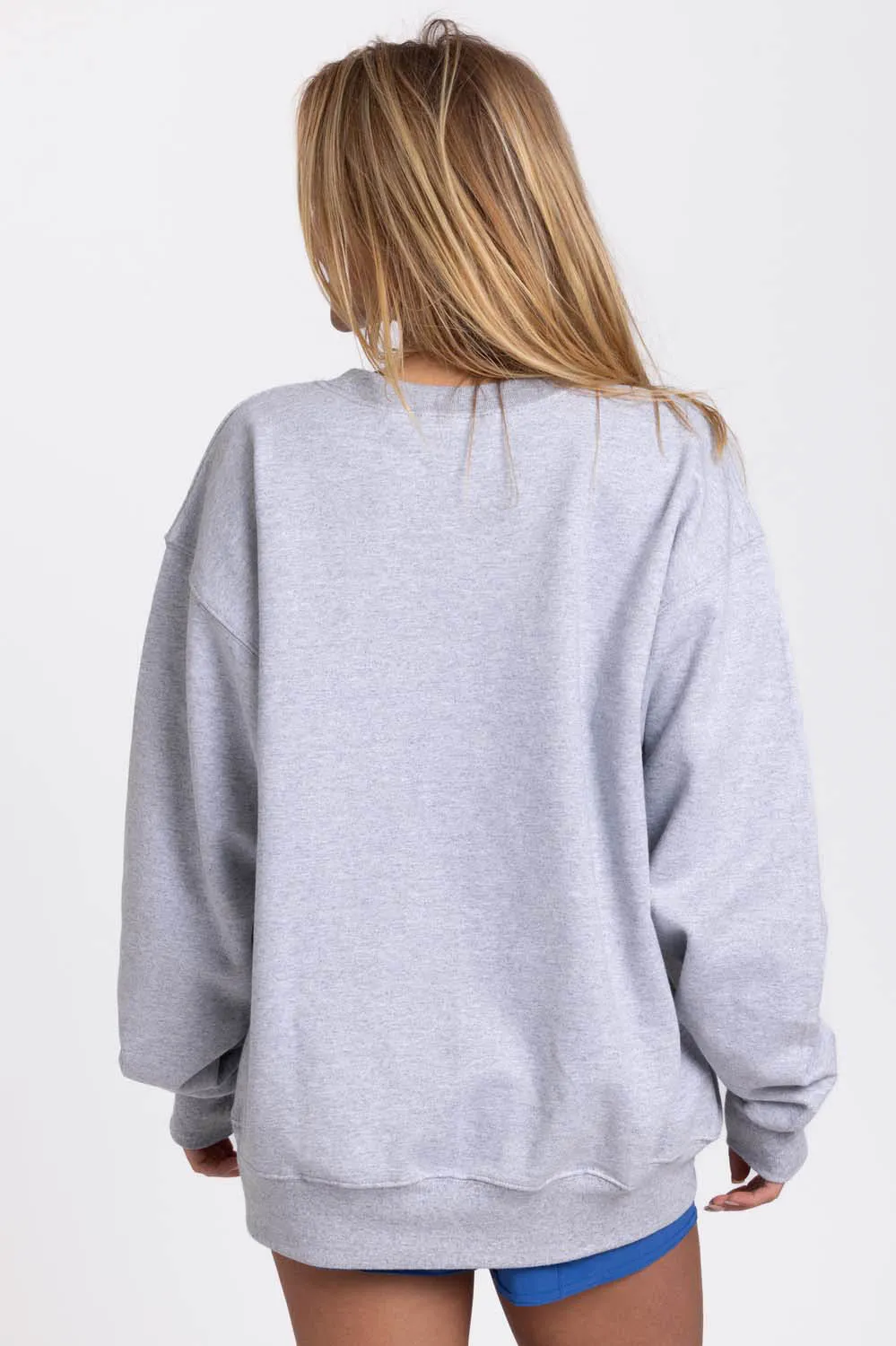 Roxanne Oversized Fleece Crewneck - Grey sold by Jolyn product image thumbnail 4