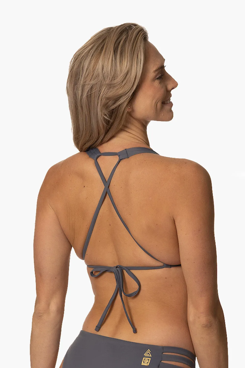 Conquer Bikini Top - Graphite sold by Jolyn product image thumbnail 2