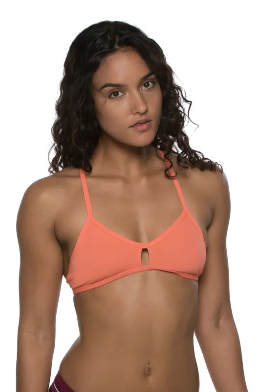 Vent Bikini Top - Nectarine sold by Jolyn