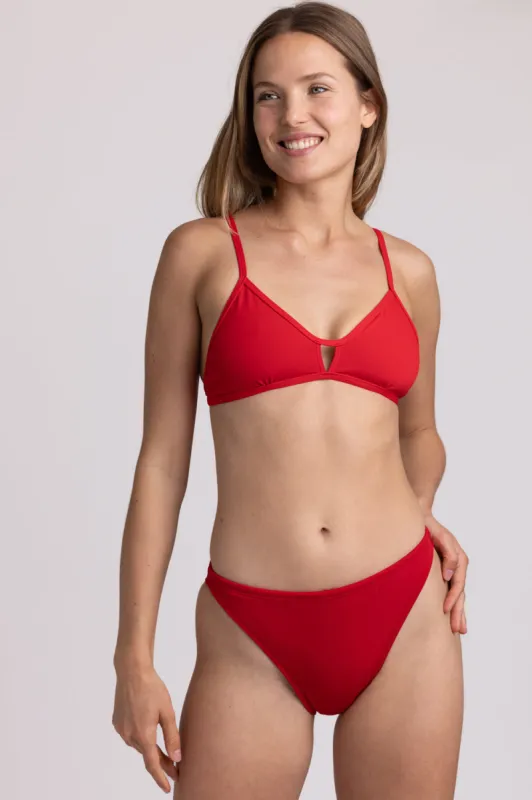 Penny Bikini Bottom - Red sold by Jolyn