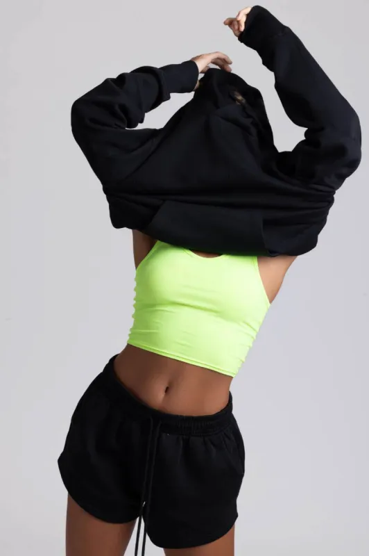 Rochelle Basic Crop Top - Neon Yellow sold by Jolyn