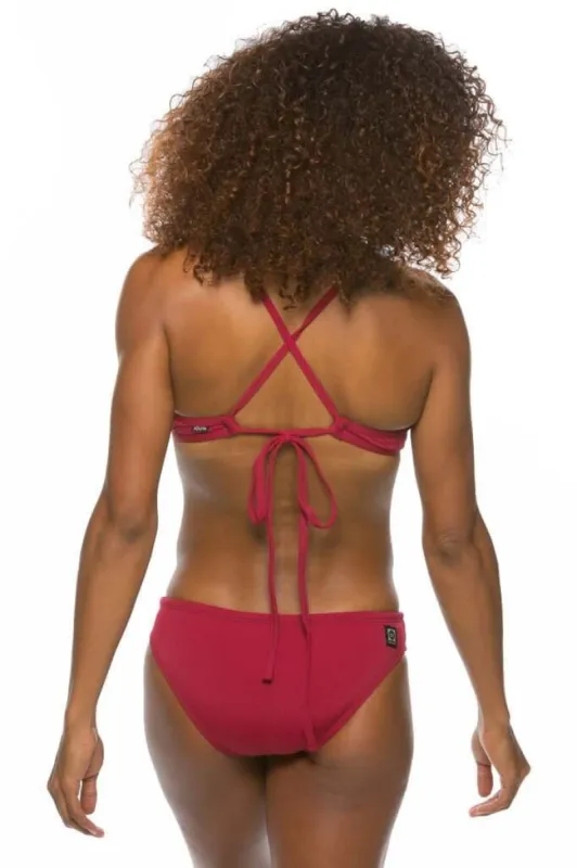 Andy Bikini Bottom - Cranberry sold by Jolyn