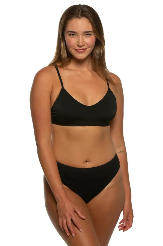 Zoe Bikini Bottom - Black sold by Jolyn