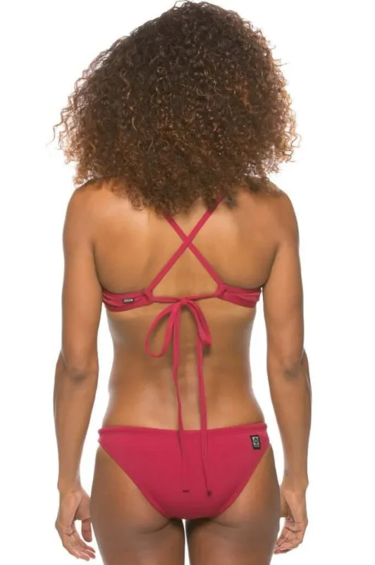 Europe Bikini Bottom - Cranberry sold by Jolyn