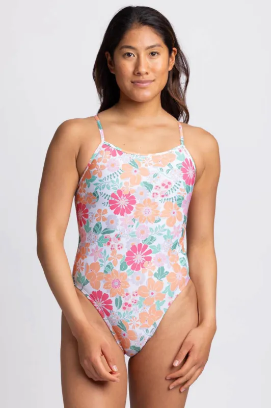 Perry Swim Onesie - Bouquet sold by Jolyn