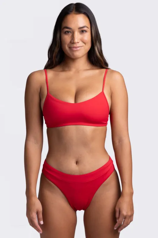 Alanna Bikini Bottom - Cherry sold by Jolyn