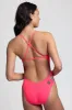 Julian Swim Onesie - Hot Pink Contrast sold by Jolyn