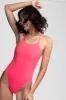 Julian Swim Onesie - Hot Pink Contrast sold by Jolyn