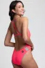 Julian Swim Onesie - Hot Pink Contrast sold by Jolyn