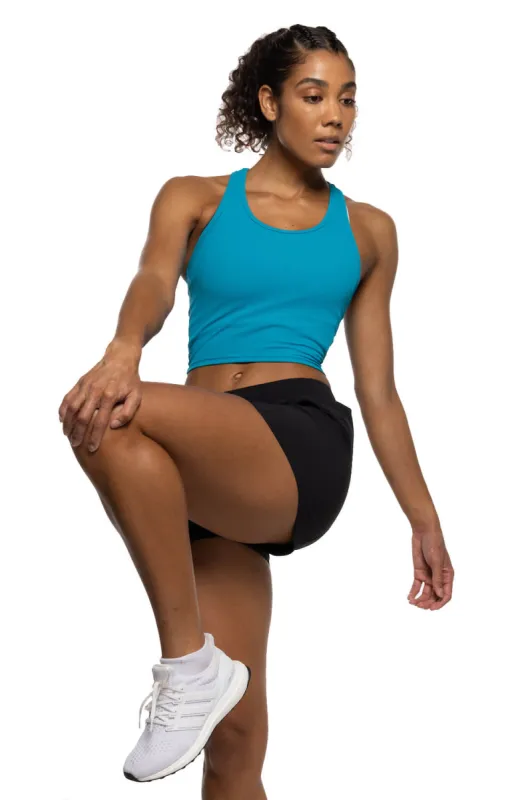 Rochelle Basic Crop Top - Marine Blue sold by Jolyn