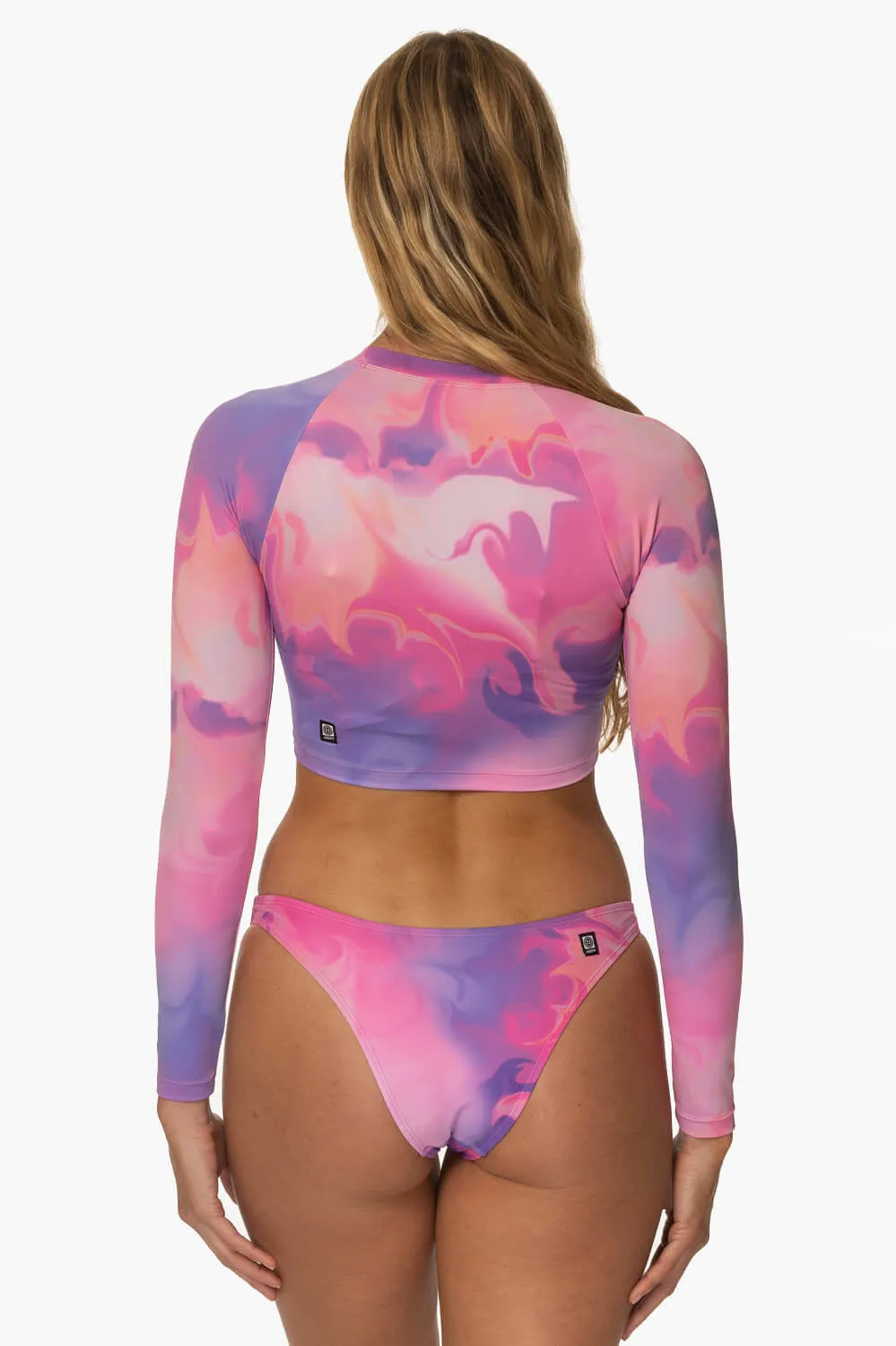 Moana Long Sleeved Crop Rashguard - Radiance sold by Jolyn product image thumbnail 2