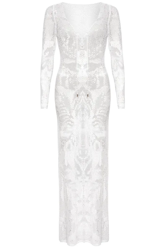Cancun Crochet White Dress sold by Vetchy