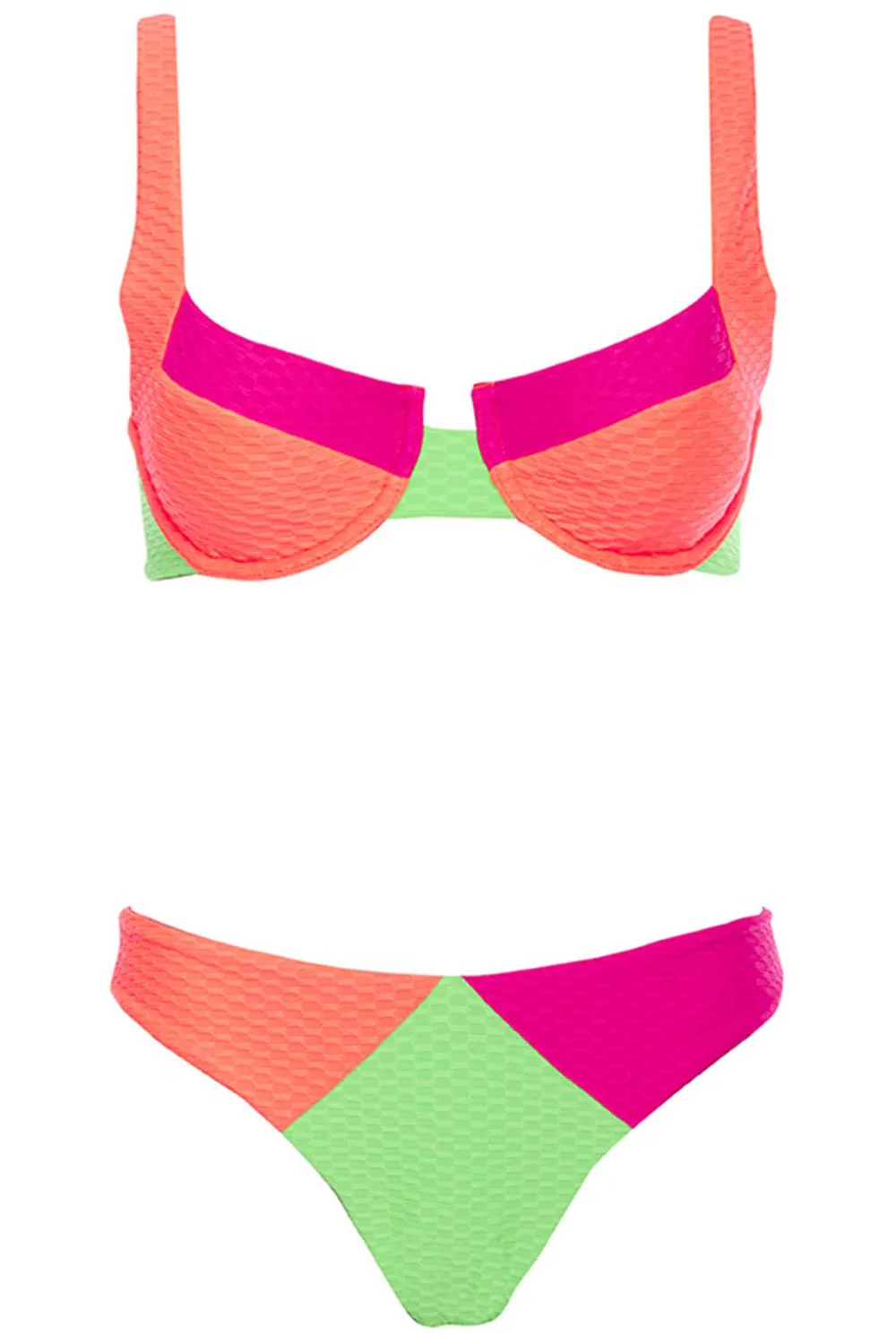 Laguna Bikini Tricolor Set sold by Vetchy