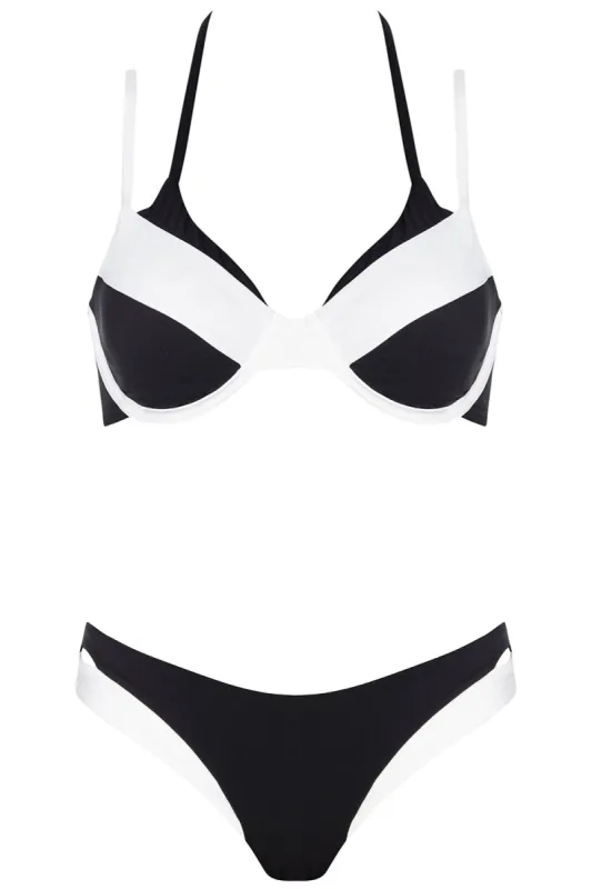Ibiza Bikini Monochrome Set sold by Vetchy