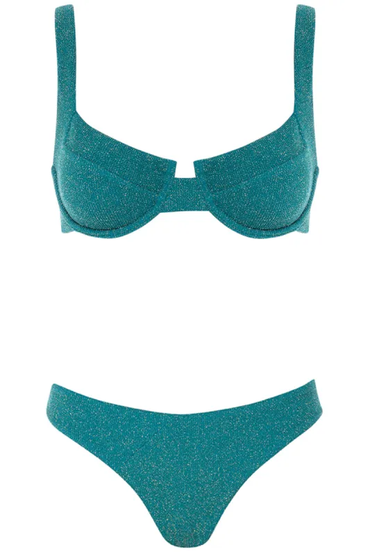 Laguna Bikini Emerald Set sold by Vetchy