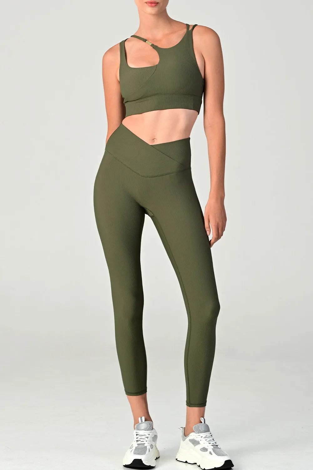 Melrose Army Ribbed Legging sold by Vetchy product image thumbnail 2