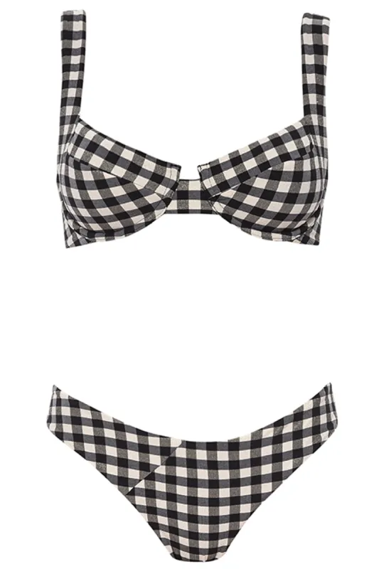 Laguna Bikini Gingham Set sold by Vetchy