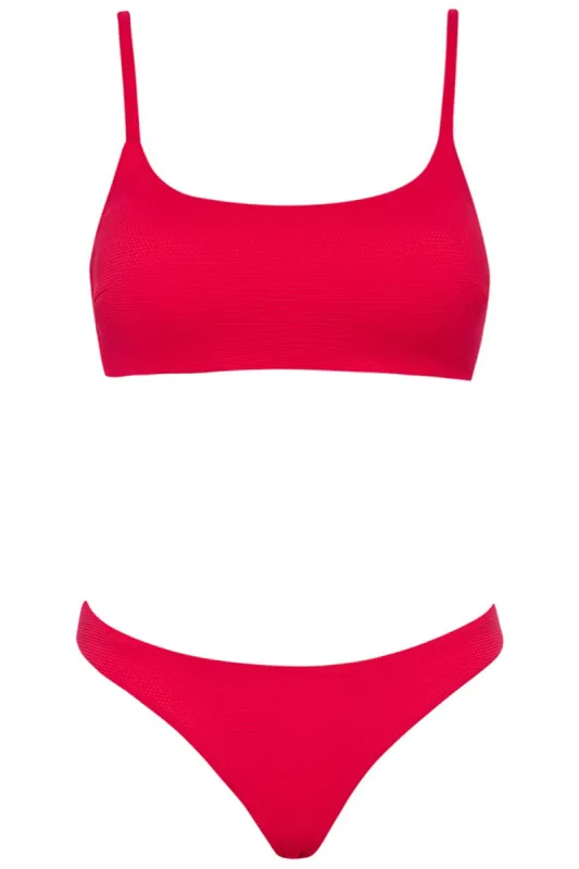 Malibu Bikini Red Set sold by Vetchy