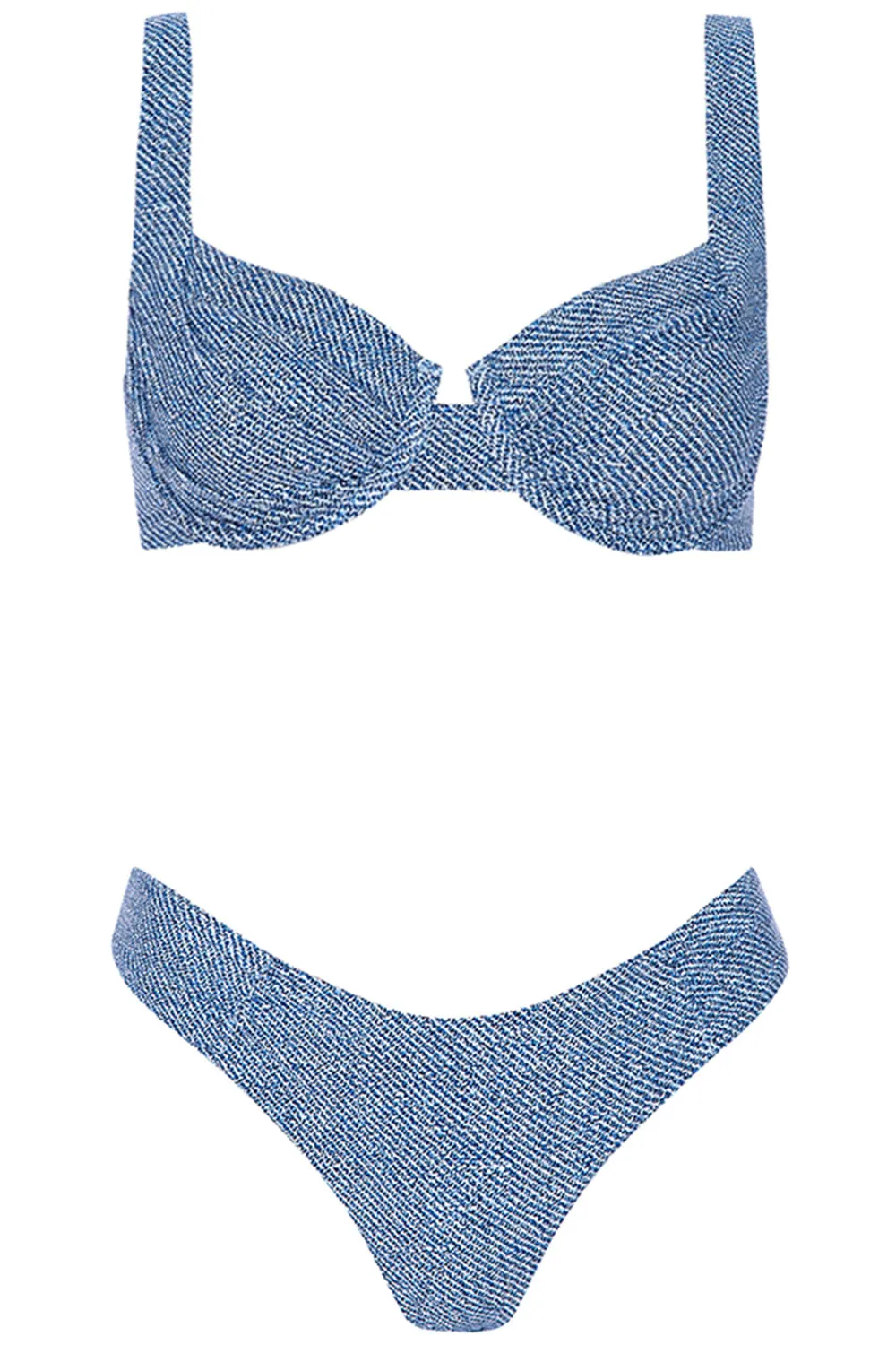 Aruba Bikini Denim Set sold by Vetchy